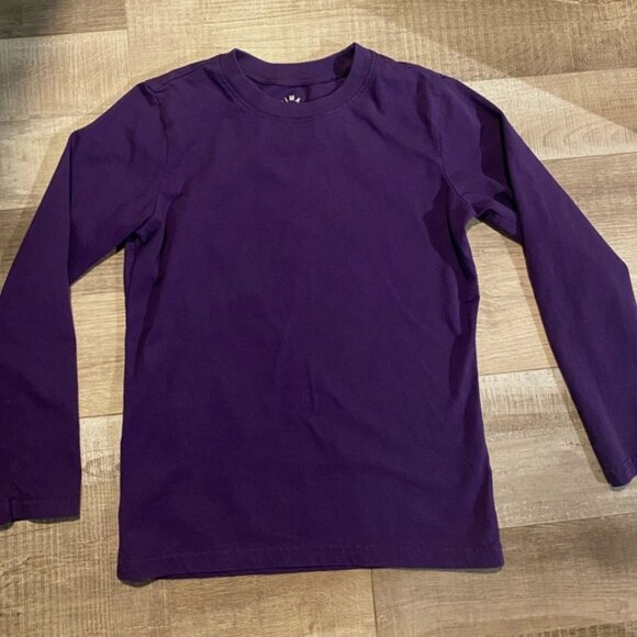 Primary 8-9Y Long Sleeve Shirt Bundle Purple Rainbow Stripe - Picture 9 of 12
